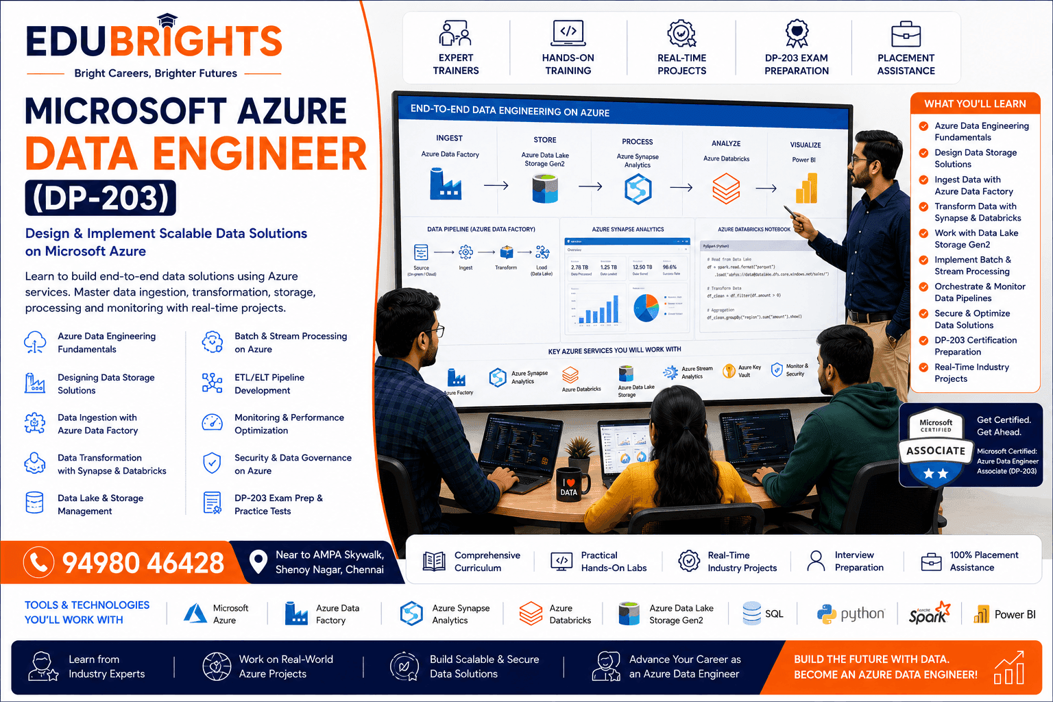 Microsoft Azure Data Engineer (DP-203) Course in bangalore thumbnail