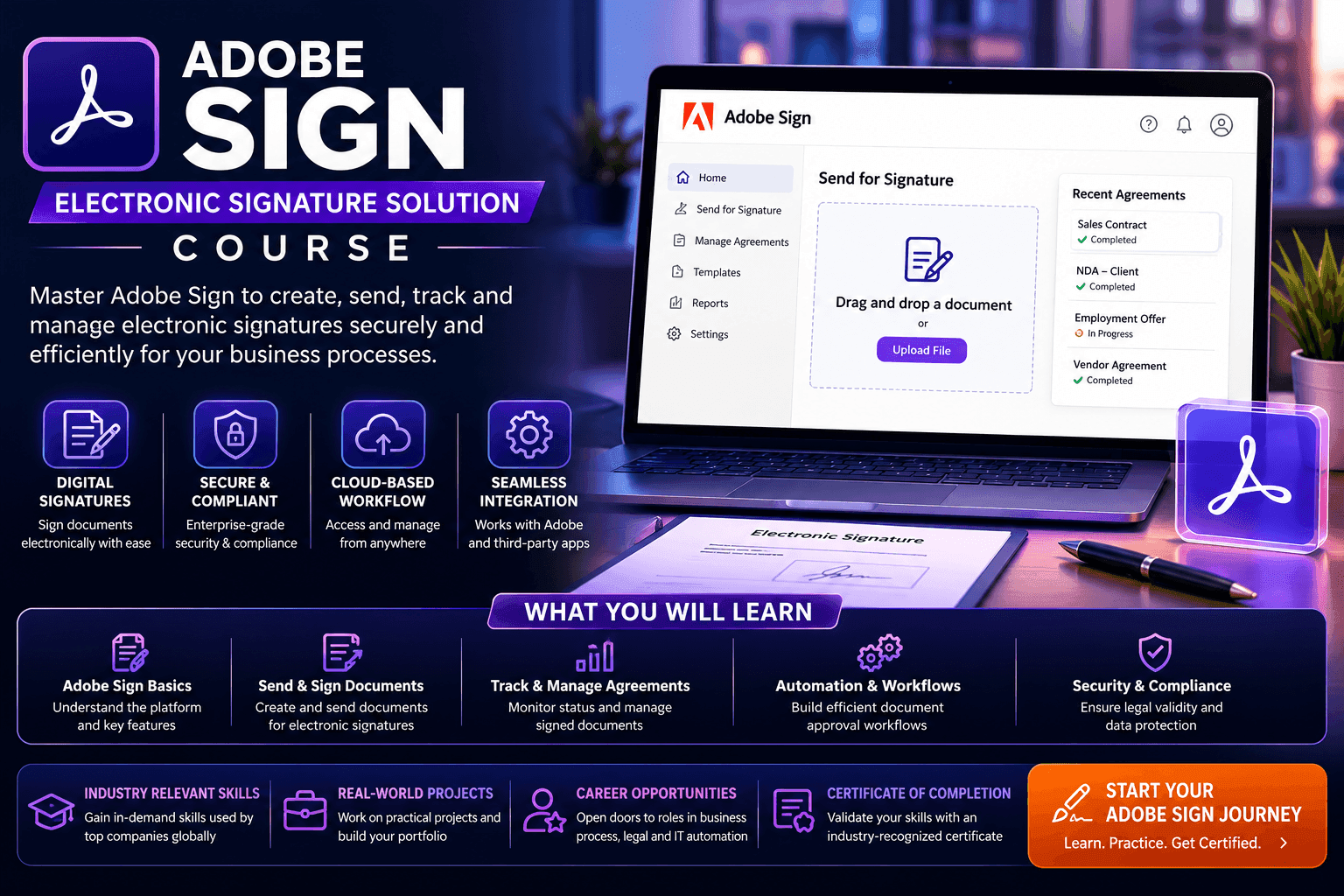 Adobe Sign Training & Certification Course thumbnail