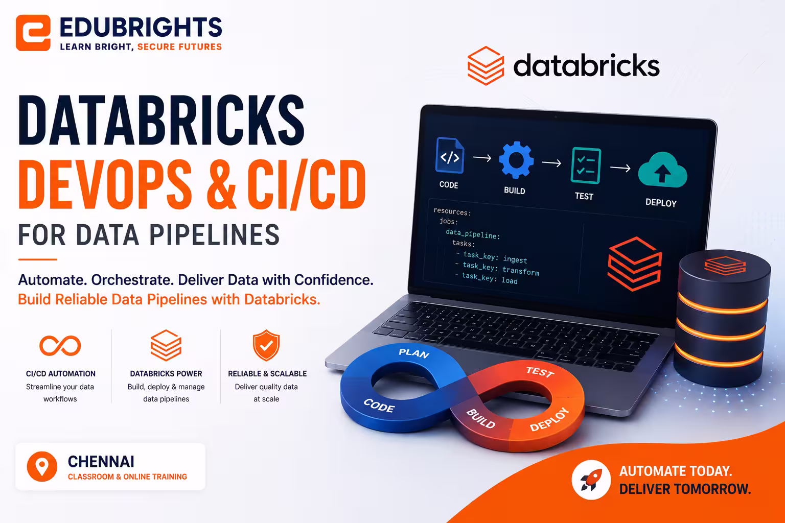 Databricks DevOps & CI/CD for Data Pipelines Course in Chennai thumbnail