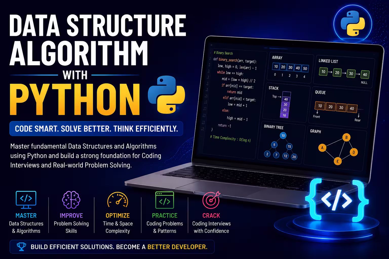 Data Structure Algorithm with Python Course in Bangalore thumbnail