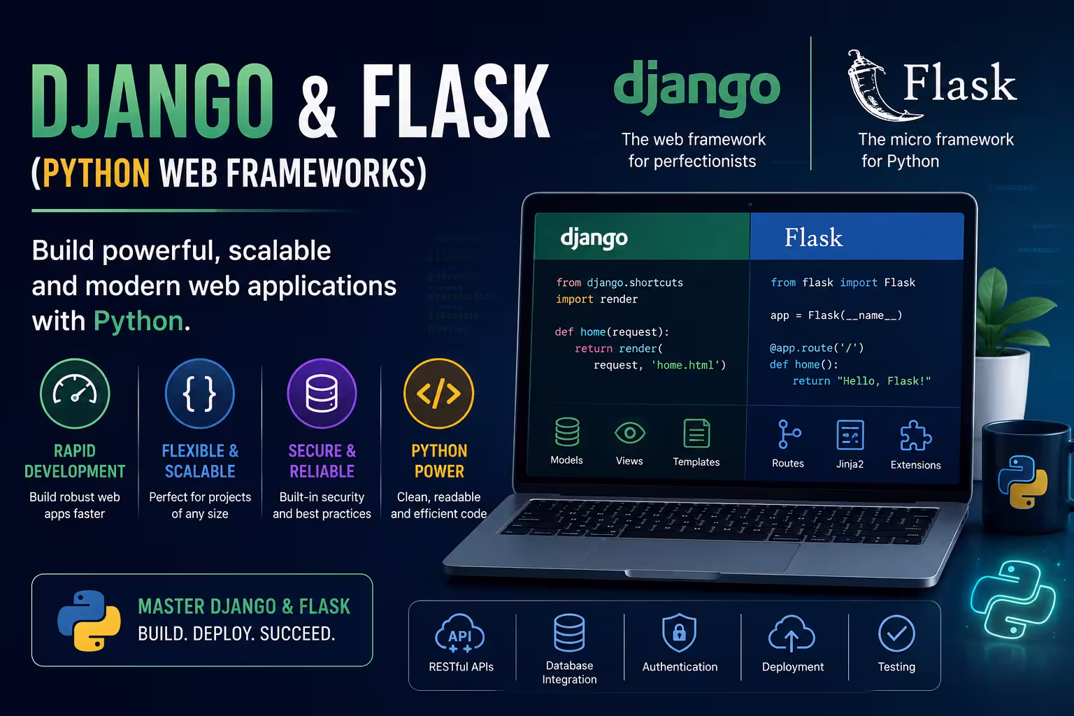 Django & Flask (Python Web Frameworks) Course in bangalore thumbnail