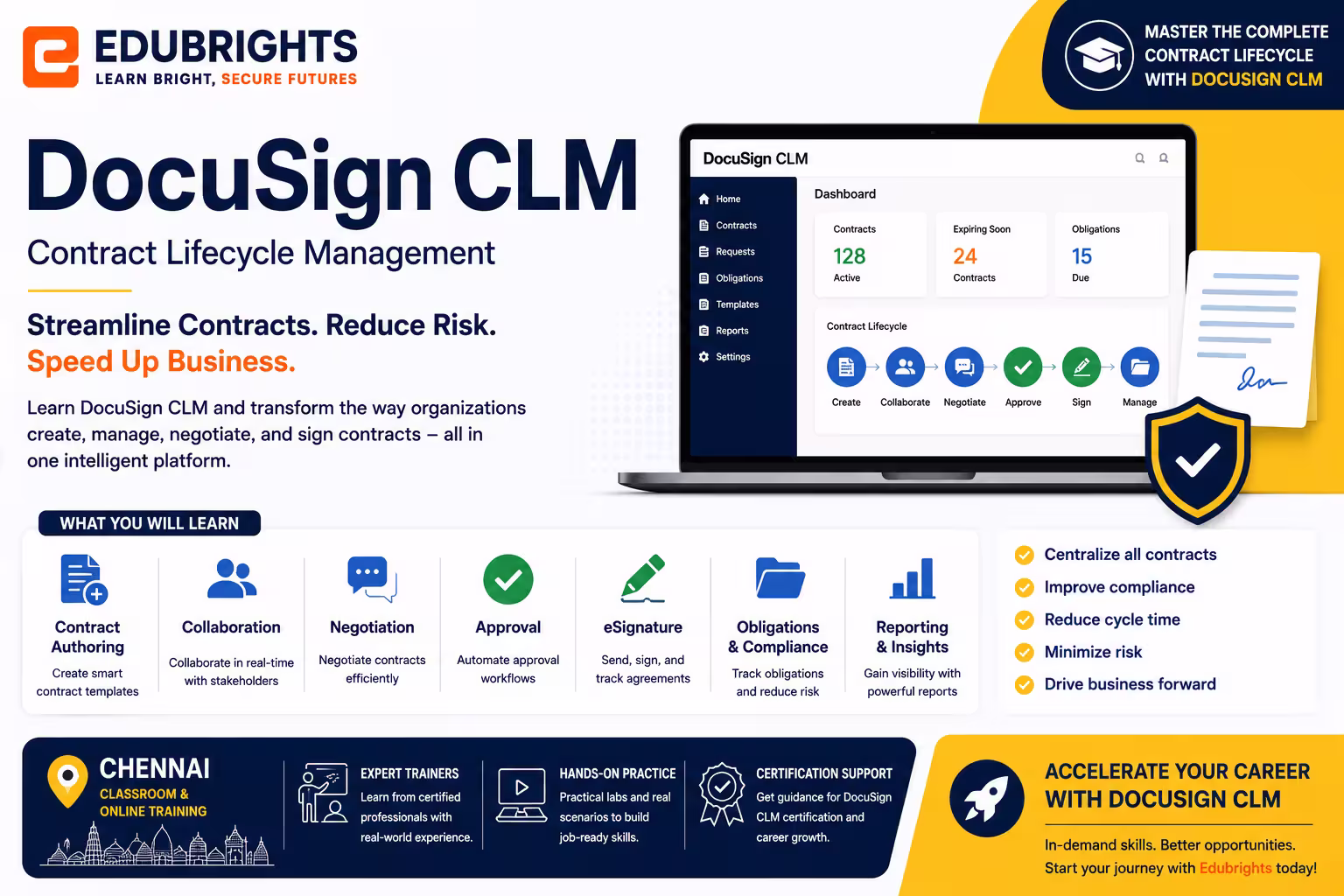 DocuSign CLM Training & Certification Course thumbnail