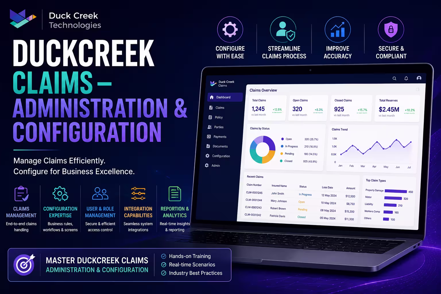 Duck Creek Claims Administration & Configuration Course in Bangalore thumbnail