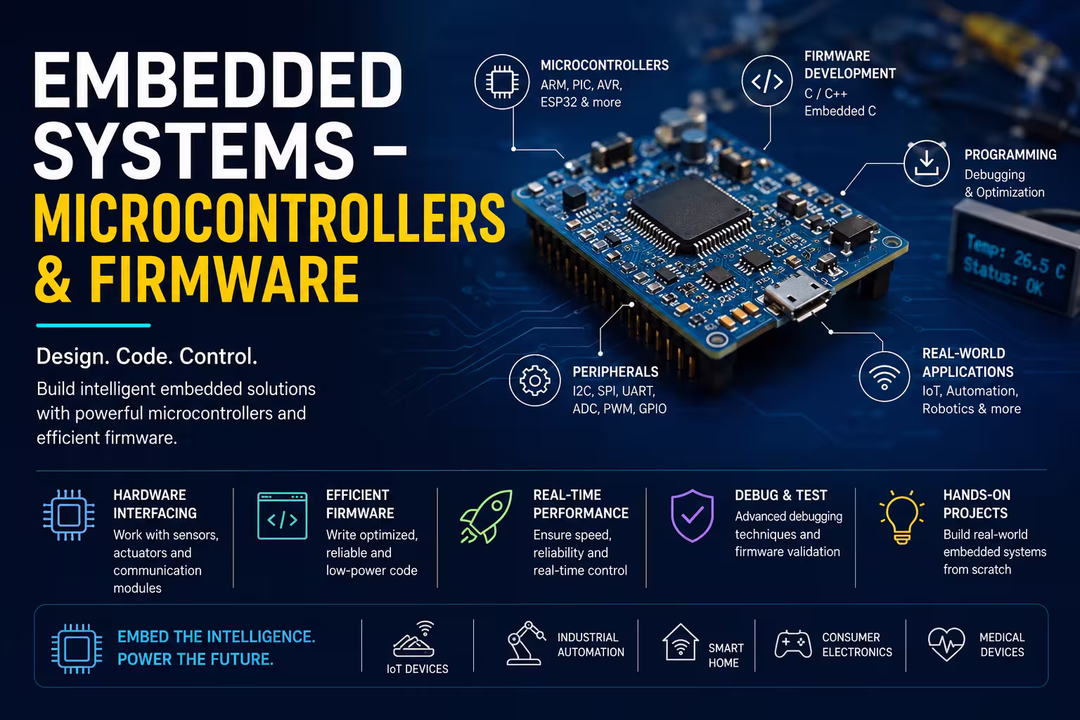 Embedded Systems – Microcontrollers & Firmware Course in Bangalore thumbnail