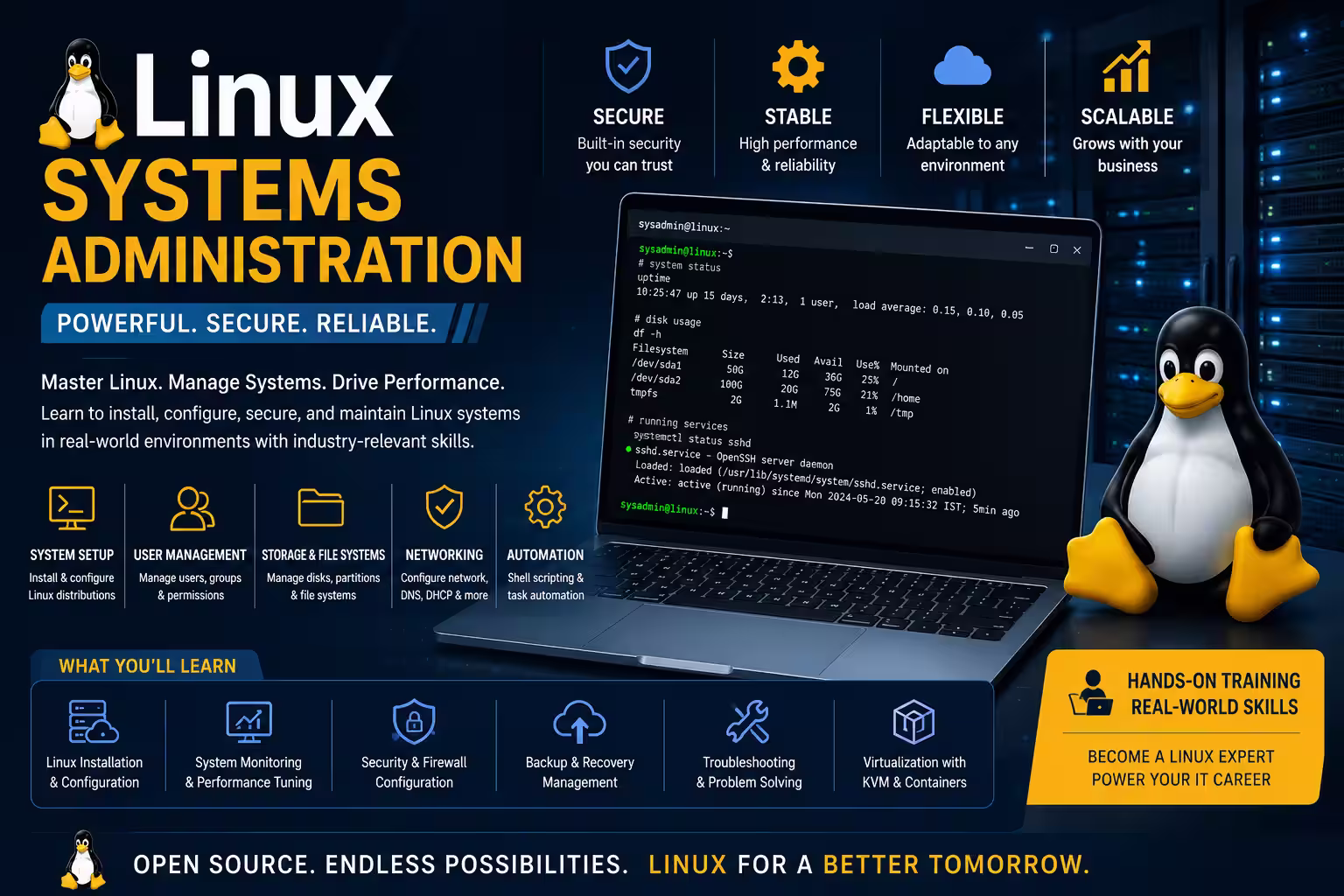 Linux Systems Administration Course in Chennai thumbnail